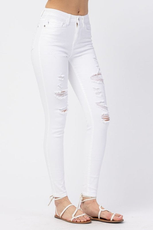 WHITE DISTRESSED JUDY BLUE